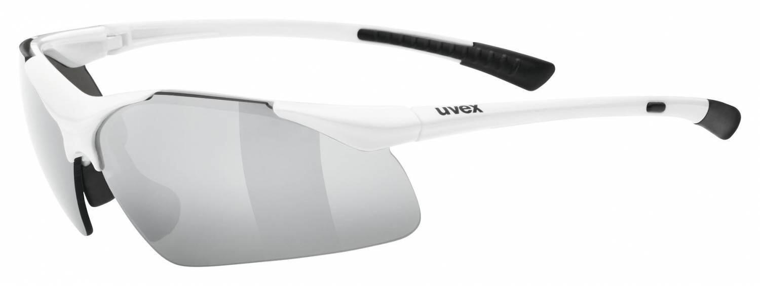 uvex Sportstyle 223 Sportbrille (8816 white, litemirror silver (S3)) von uvex