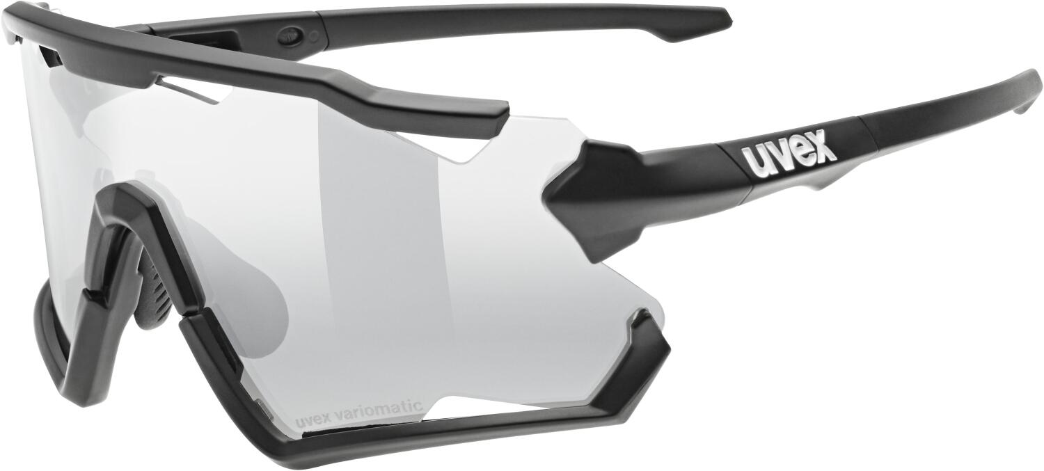 uvex Sportstyle 228 Variomatic Sportbrille (2205 black matt, litemirror silver (S1-3)) von uvex