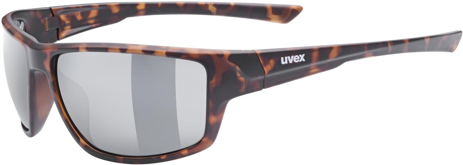 uvex Sportstyle 230 Sportbrille (6616 havanna mat, litemirror silver (S3)) von uvex