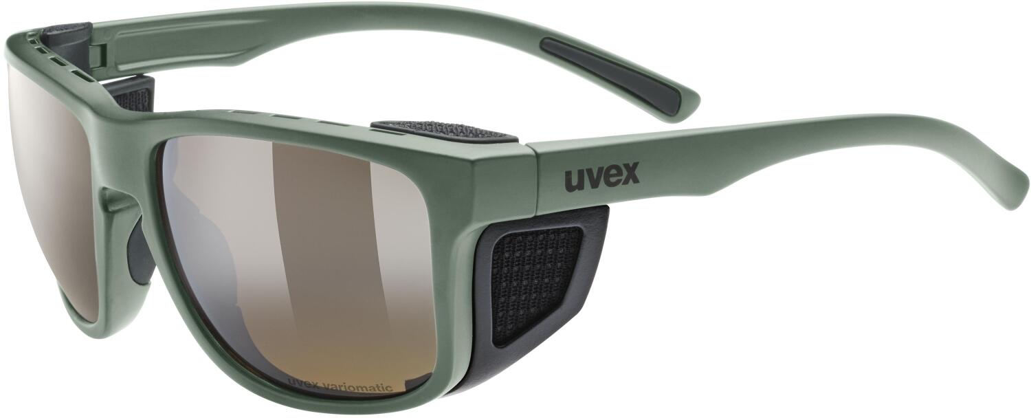 uvex Sportstyle 312 VPX Sportbrille (7761 moss green matt, polavision brown (S2-4)) von uvex