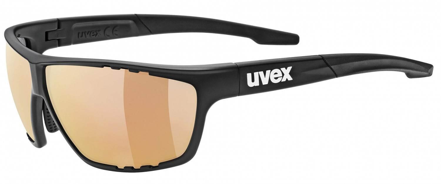 uvex Sportstyle 706 Colorvision VM Sportbrille (2206 black mat, colorvision/variomatic litemirror red) von uvex