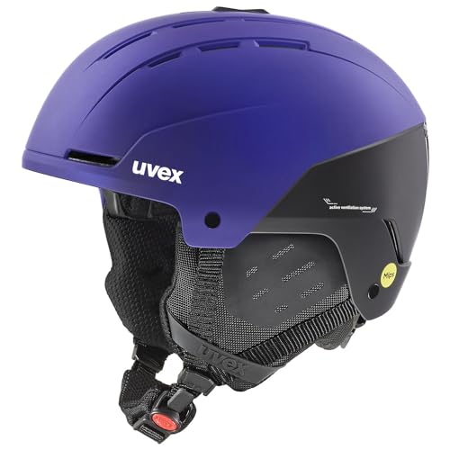 uvex Stance Mips Skihelm (54-58 cm, 13 purple bash/black matt) von Uvex