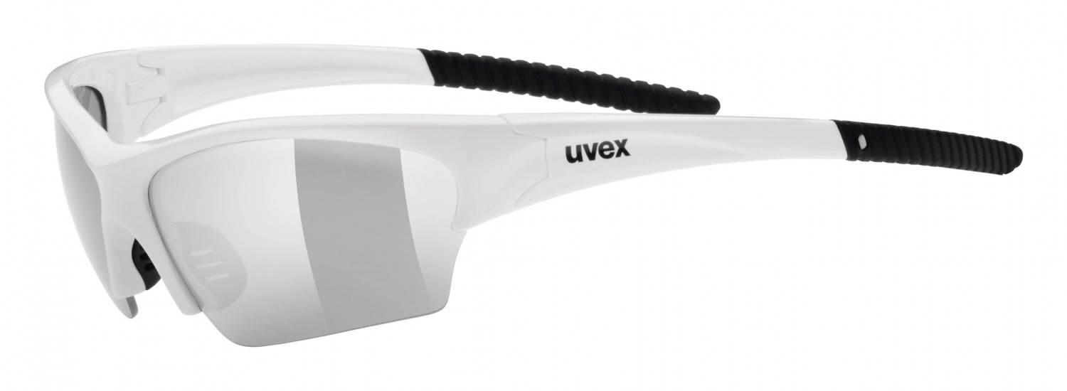 uvex Sunsation Sportbrille (8816 white/black, litemirror silver (S3)) von uvex