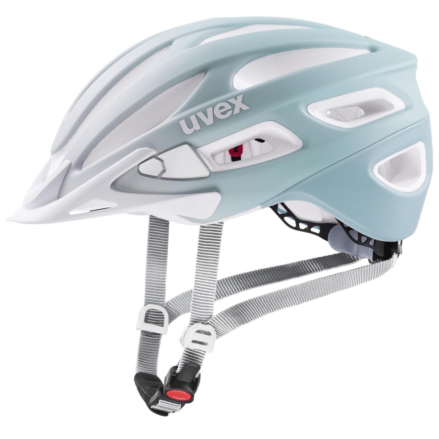 uvex True cc Fahrradhelm (52-56 cm, 01 papyrus/peacock matt) von uvex