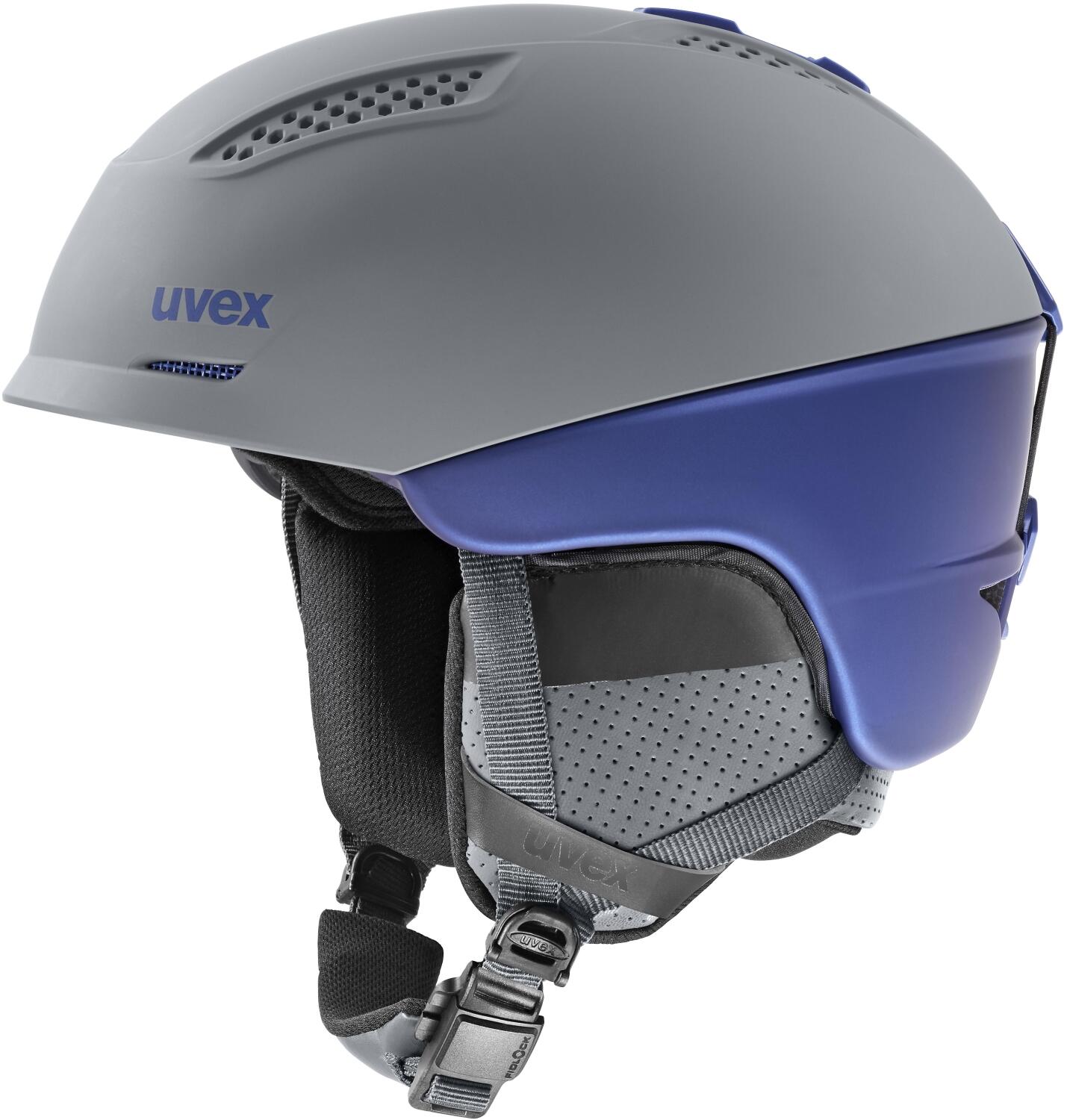 uvex Ultra Pro Skihelm (55-59 cm, 30 grey/ink mat) von uvex