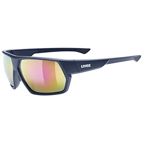 uvex Unisex – Erwachsene, sportstyle 238 Sportbrille, deep space matt/mirror red, one size von Uvex