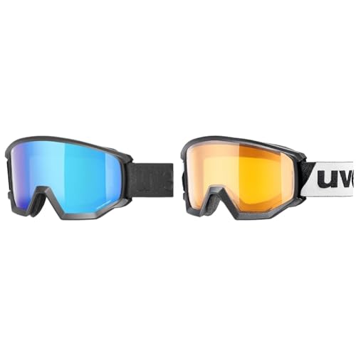 uvex athletic CV - Skibrille für Damen und Herren - konstraststeigernd - vergrößertes & athletic LGL - Skibrille für Damen und Herren - konstrastverstärkend - vergrößertes von Uvex