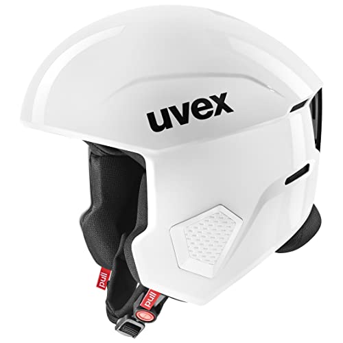 uvex invictus - Skihelm für Damen und Herren - optimierte Belüftung - Notfall-Wangenpolster - all white - 56-57 cm von Uvex