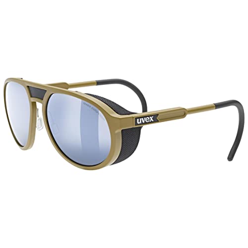 uvex mtn classic CV - Sportbrille für Damen und Herren - konstraststeigernd - abnehmbarer Seitenschutz - khaki matt/silver - one size von Uvex