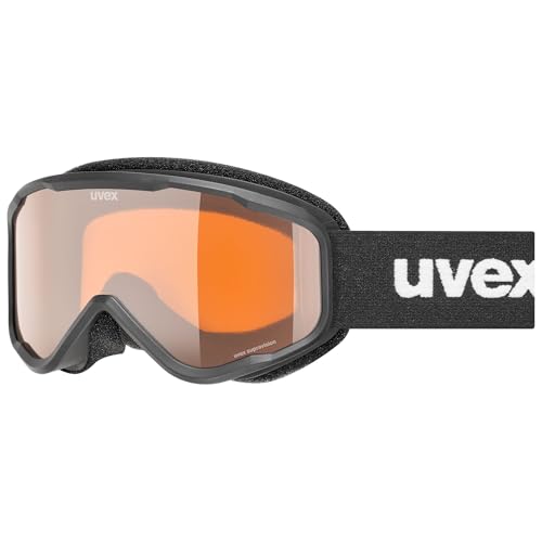uvex speedy nova - Skibrille für Kinder - Filterkategorie 2 - beschlagfrei - schwarz sl/lasergold - one size von uvex