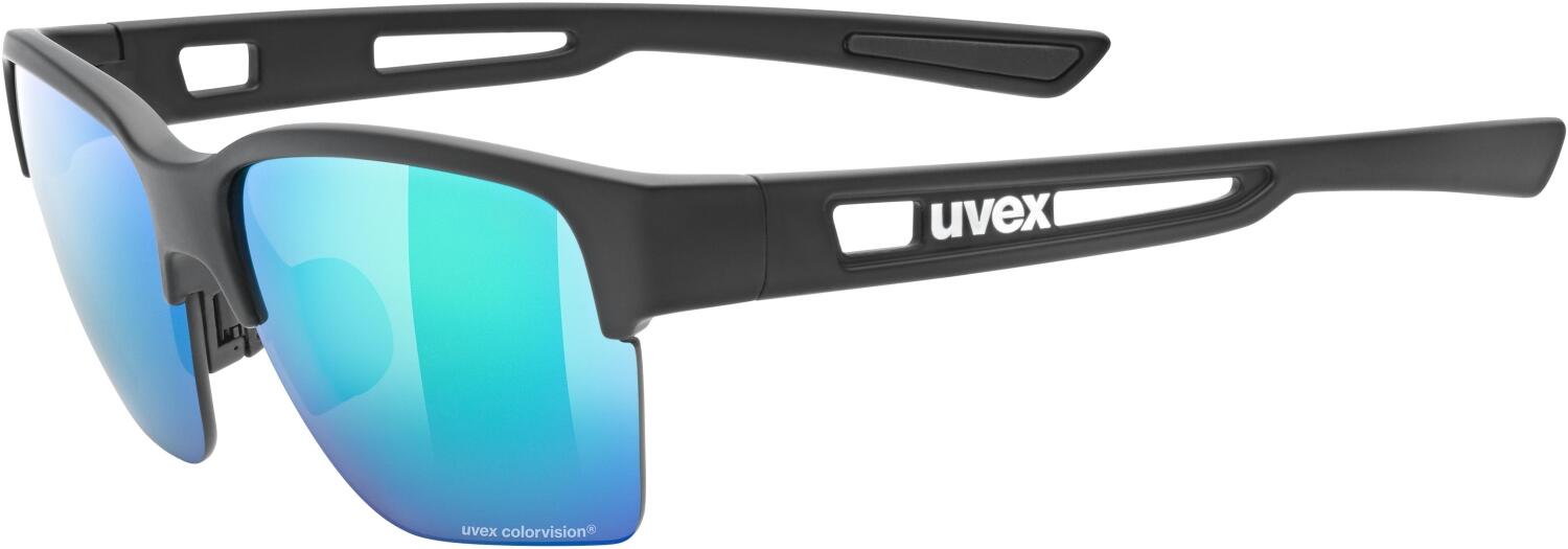 uvex sportstyle 805 Colorvision Sportbrille (2295 black mat, colorvision/mirror green (S3)) von uvex
