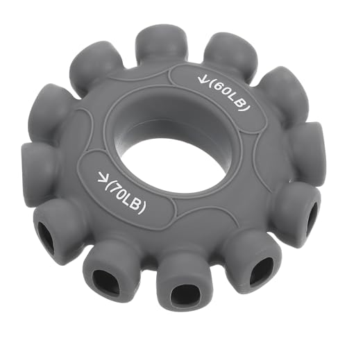 uxcell Handgriffstärker, 27,2–31,8 kg, Silikon-Griffkrafttraining für Stressabbau und Klettern, Grau von uxcell