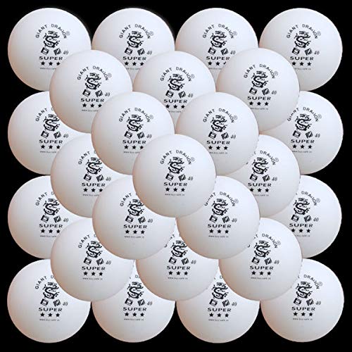 VABIONO Tischtennisbälle weiß 3-Sterne Ø40mm Ping-Pong Ball Tischtennis-Bälle (30 Stück) von VABIONO