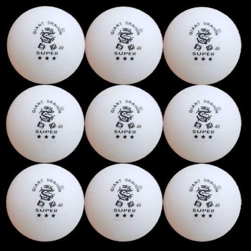 VABIONO Tischtennisbälle weiß 3-Sterne Ø40mm Ping-Pong Ball Tischtennis-Bälle (9 Stück) von VABIONO