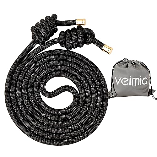 veimia Flow Rope for Fitness High Performance Double Woven Workout Rope Adjustable Flow Jump Rope for Men Women Training Indoor Outdoor Cardio Exercise Rope for Beginner von veimia