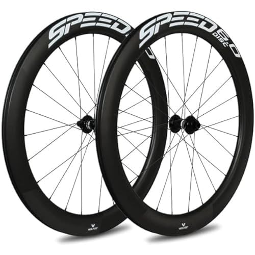 Veltec Unisex – Erwachsene Laufradsatz Speed 6.0 21mm SR Disc XDR 12x100/12x142, schwarz/weiß, 622-21 von veltec