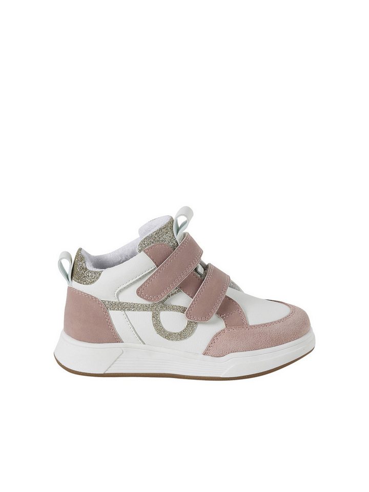 vertbaudet Mädchen High-Sneakers mit 2 Klettriemchen Sneaker 2er-Pack von vertbaudet