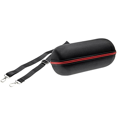 vhbw Tasche Hülle Case kompatibel mit JBL Pulse 4 Bluetooth Lautsprecher Box - schwarz, stoßfest, mit Tragegurt von vhbw
