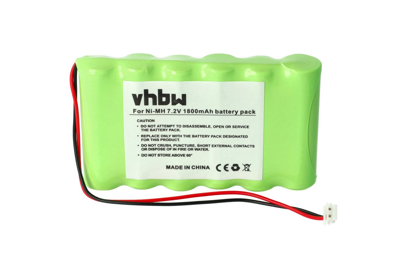 vhbw kompatibel mit Compex Sport 3 Vascular, Sport 3, Sport Tens, Sport Akku NiMH 1800 mAh (7,2 V) von vhbw