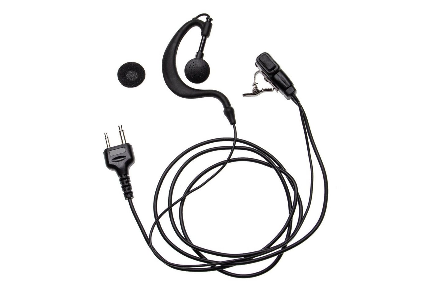 vhbw passend für Intek MT-5050, H-520 Funkgerät Headset von vhbw