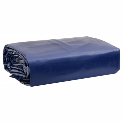 vidaXL Abdeckplane, Plane mit Metallösen, Abdeckung UV-Beständig Schimmelbeständig, Schutzhülle Zeltplane Reißfest Wasserfest, Blau 1x2,5 m 650 g/m² von vidaXL