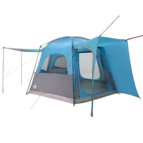 vidaXL Autozelt 4 Personen Blau Wasserfest, Zelt, Zelt Kofferraum, Campingzelt Auto, Zelt Auto, Campingzelt, Heckzelt, Gartenzelt, Wanderzelt von vidaXL