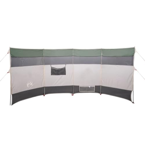 vidaXL Camping-Windschutz Grün 366x152x152 cm Wasserdicht von vidaXL