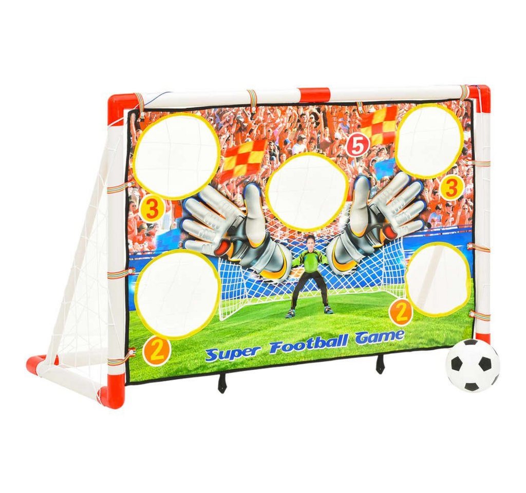 vidaXL Fußballtor Fußballtor-Set mit Torwand 120x51x77,5 cm von vidaXL