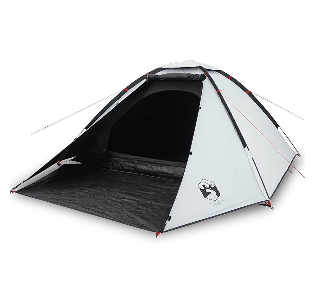 vidaXL Kuppelzelt Kuppel-Campingzelt 2 Personen Weiß Dunkel Wasserdicht, (1 tlg) von vidaXL