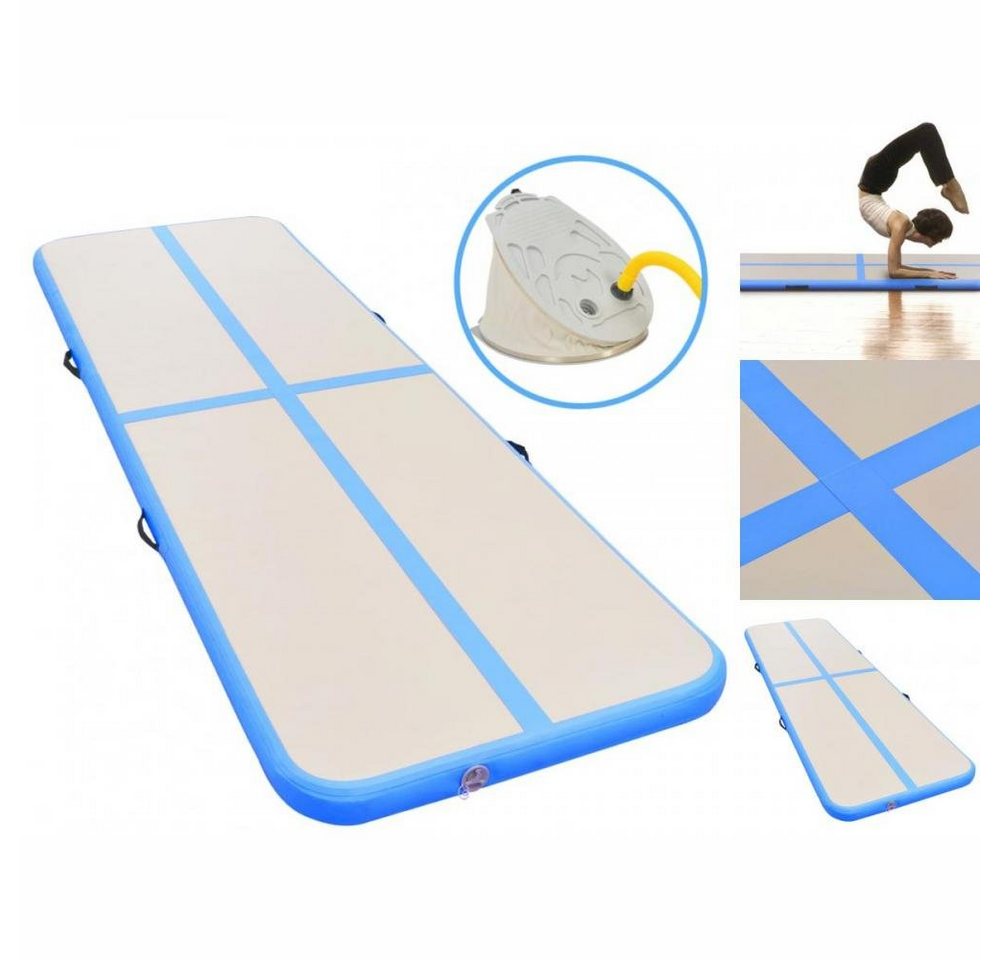 vidaXL Trainingsmatte Yogamatte Fitnessmatte Aufblasbare Gymnastikmatte mit Pumpe 300100 cm von vidaXL