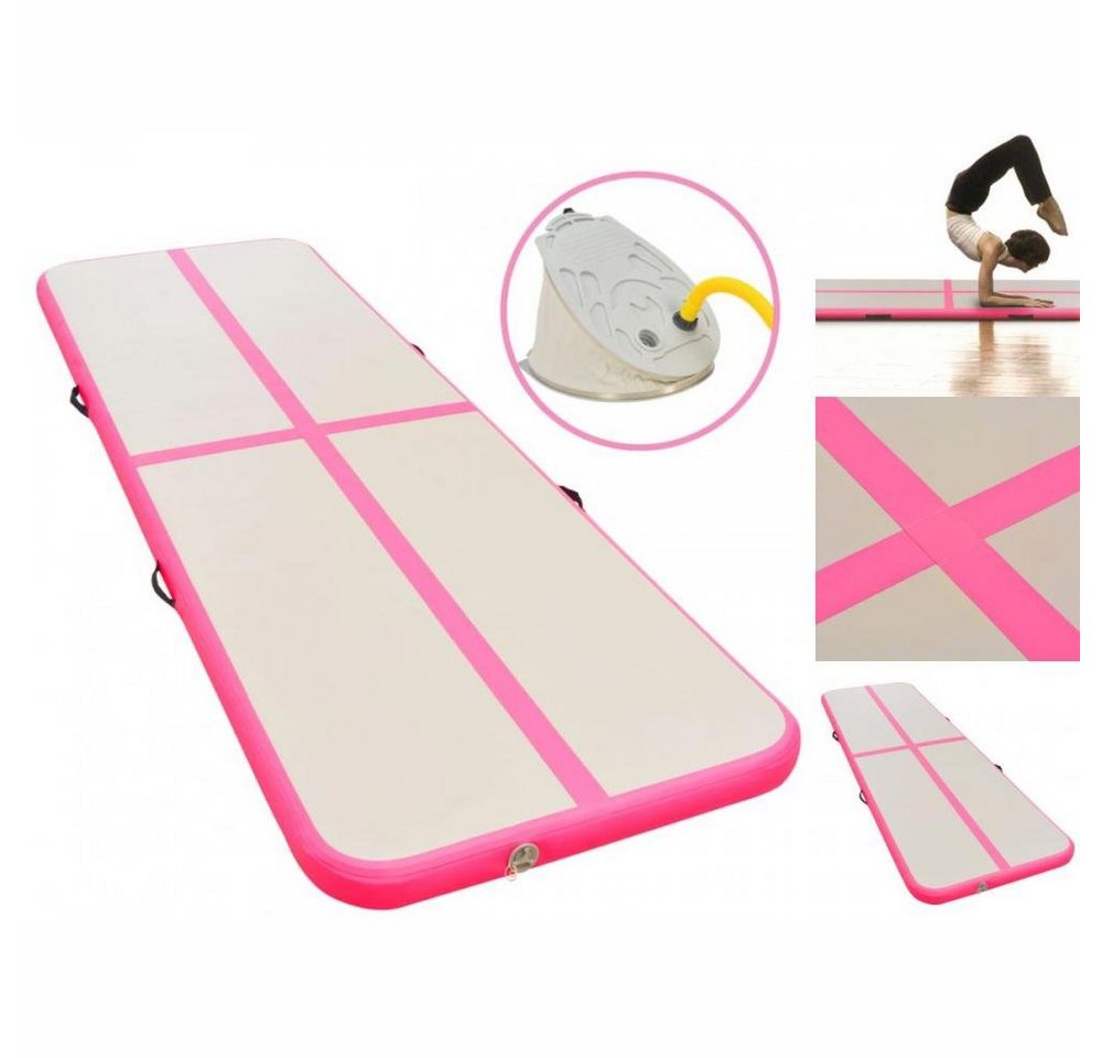 vidaXL Trainingsmatte Yogamatte Fitnessmatte Aufblasbare Gymnastikmatte mit Pumpe 300100 cm von vidaXL