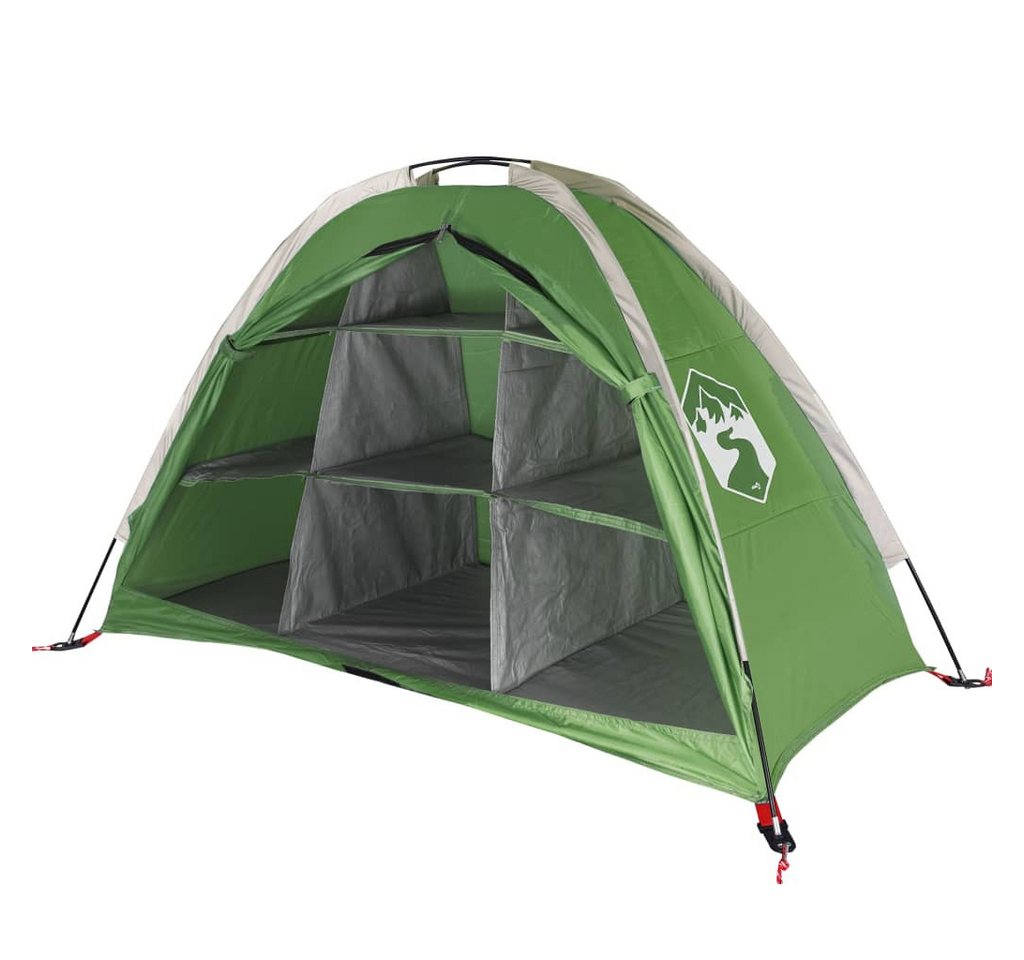 vidaXL Vorzelt Camping-Organizer-Zelt 9 Fächer Grün Wasserdicht, (1 tlg) von vidaXL