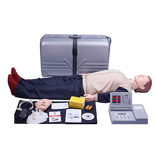 vkeid BOU/CPR490S CPR-Trainingspuppe, Erste-Hilfe-Trainingspuppe mit Feedback-Gerät für Lehr- und Trainingsunterstützung von vkeid