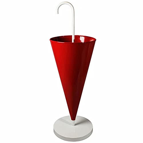vkeid Gerrit Creative Schirmständer aus Metall, Aufbewahrungsregal für Schirmstöcke für den Innenbereich, neuartiger Schirmeimer, Schirmständer, Rot (Rot) von vkeid
