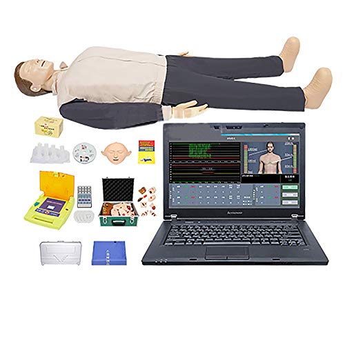 vkeid XM/ALS101001A 3-in-1 professionelles HLW-AED-Trainingsmodell für Erwachsene mit Traumafunktion für das Erste-Hilfe-Training von vkeid