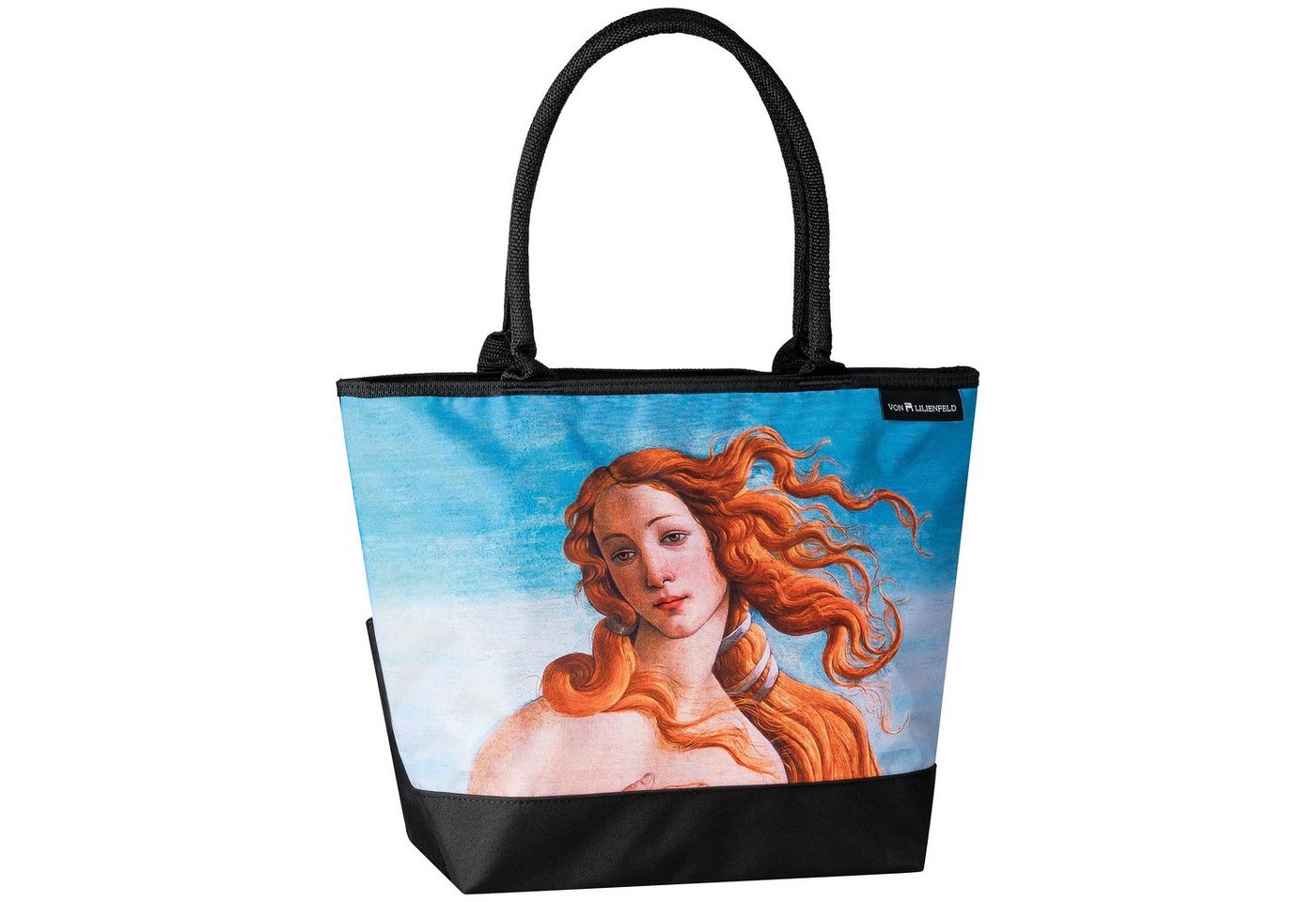 von Lilienfeld Handtasche Tasche mit Kunstmotiv Sandro Botticelli Geburt der Venus Shopper, besonders strapazierfähig, leicht von von Lilienfeld