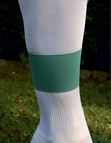 wDesigns Fußball Schienbeinschonerhalter Stutzenhalter Guard Stay Sockenstopper 7cm Klett (Grün) von wDesigns
