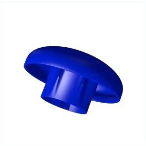 walexo Blaue Kappen für Außenliegendes Sicherheitsnetz in verschiedenen Größen (8 x Blaue Kappen 25mm Ø) von walexo