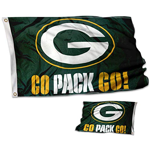 WinCraft Green Bay Packers Double Sided Go Pack Go Flag von Wincraft