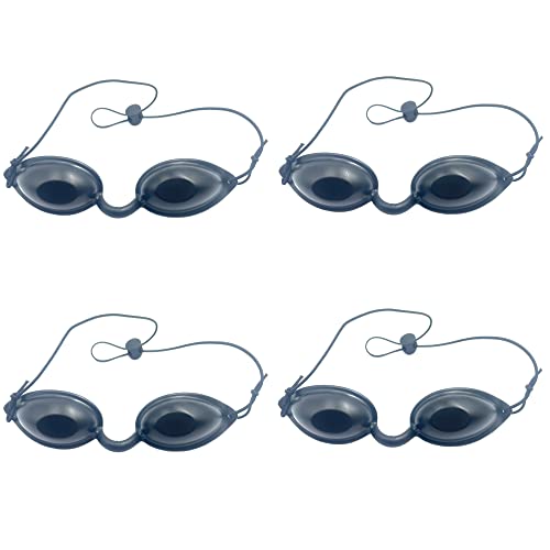 4 Stück IPL-Schutzbrillen, Augenschutzbrillen für Schönheitsinstrumente für Patienten in IPL-, UV-, Infrarot-LED-Lichttherapie beim Sonnenbaden am Strand von winwill