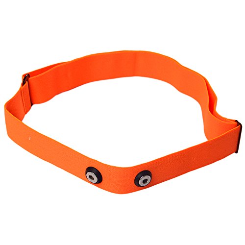 Winwill Passen Sie den Brust-Gurt an für den Garmin Wahoo Polar Sport Herzfrequenz-Monitor, Orange von winwill