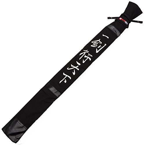 wu designs Taiji Schwerttasche „Mit einem Schwert unter dem Himmel gehen - Tai Chi - Jian - Tasche Schwarz von wu designs