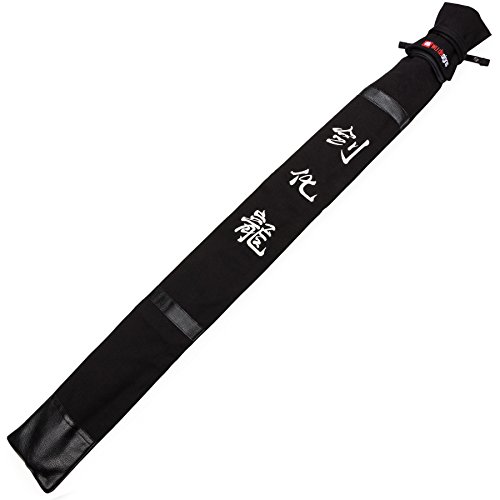 wu designs Taiji Schwerttasche Schwert zum Drachen wandeln - Tai Chi - Jian - Tasche Schwarz von wu designs