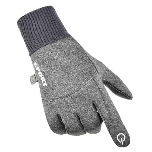 yeeplant Einfache, warme, weiche, elastische modische Handschuhe für Herren, Winter, rutschfeste Handschuhe, Touchscreen, Laufhandschuhe von yeeplant