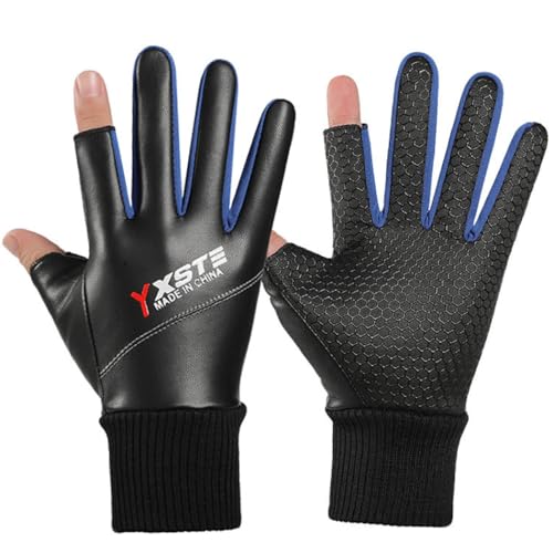 yeeplant Elastische Thermo-Handschuhe, wasserdicht, warm, dick, atmungsaktiv, rutschfest, für Damen und Herren, Winter, Radfahren von yeeplant