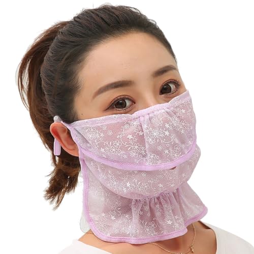 yeeplant Floral Quick Dry Dustproof Mouth Covering Face Cover - Breathable Face Cover for Women Cycling Outdoor Travel Sports Facial von yeeplant