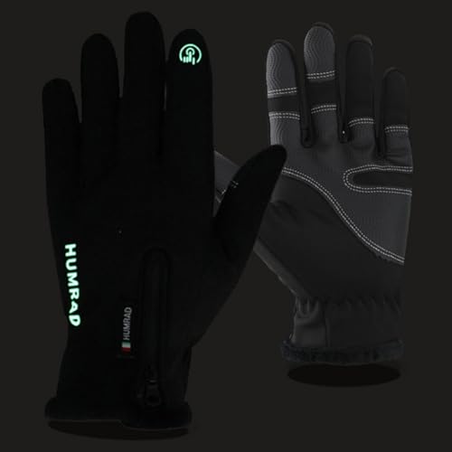 yeeplant Touchscreen-Handschuhe, Vollfinger, modisch, warm, winddicht, Winter, Unisex, Wanderhandschuhe von yeeplant
