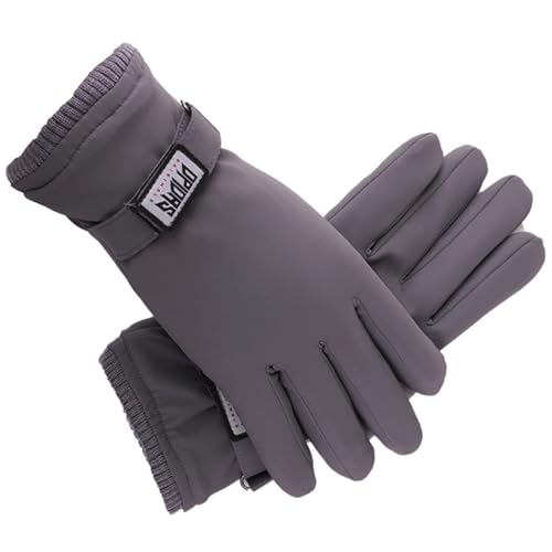 yeeplant Verstellbare warme Touchscreen-Handschuhe für Herren – winddichte Thermo-Skihandschuhe mit weichem, kältebeständigem Samt von yeeplant