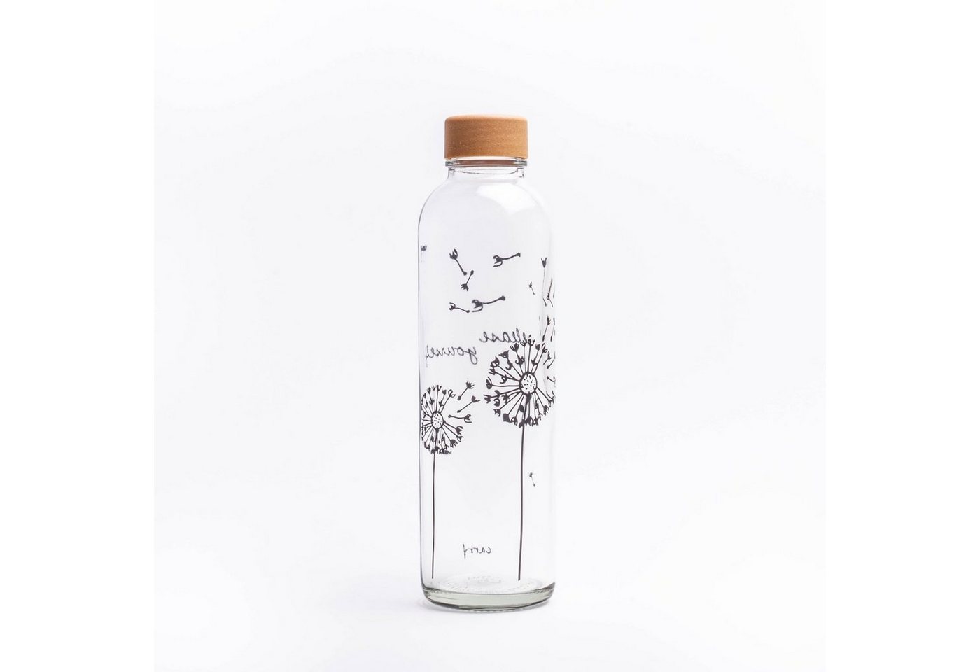 yogabox Trinkflasche CARRY 0.7 l RELEASE YOURSELF GLAS, Regional produziert von yogabox