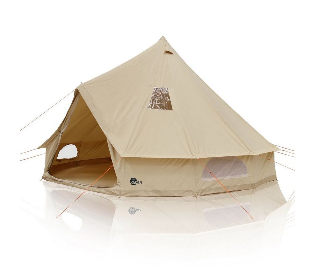yourGEAR Tipi-Zelt yourGEAR Zelt Desert 8 Pro UV50+ Baumwolle - Campingzelt Tipi, Personen: 8 von yourGEAR